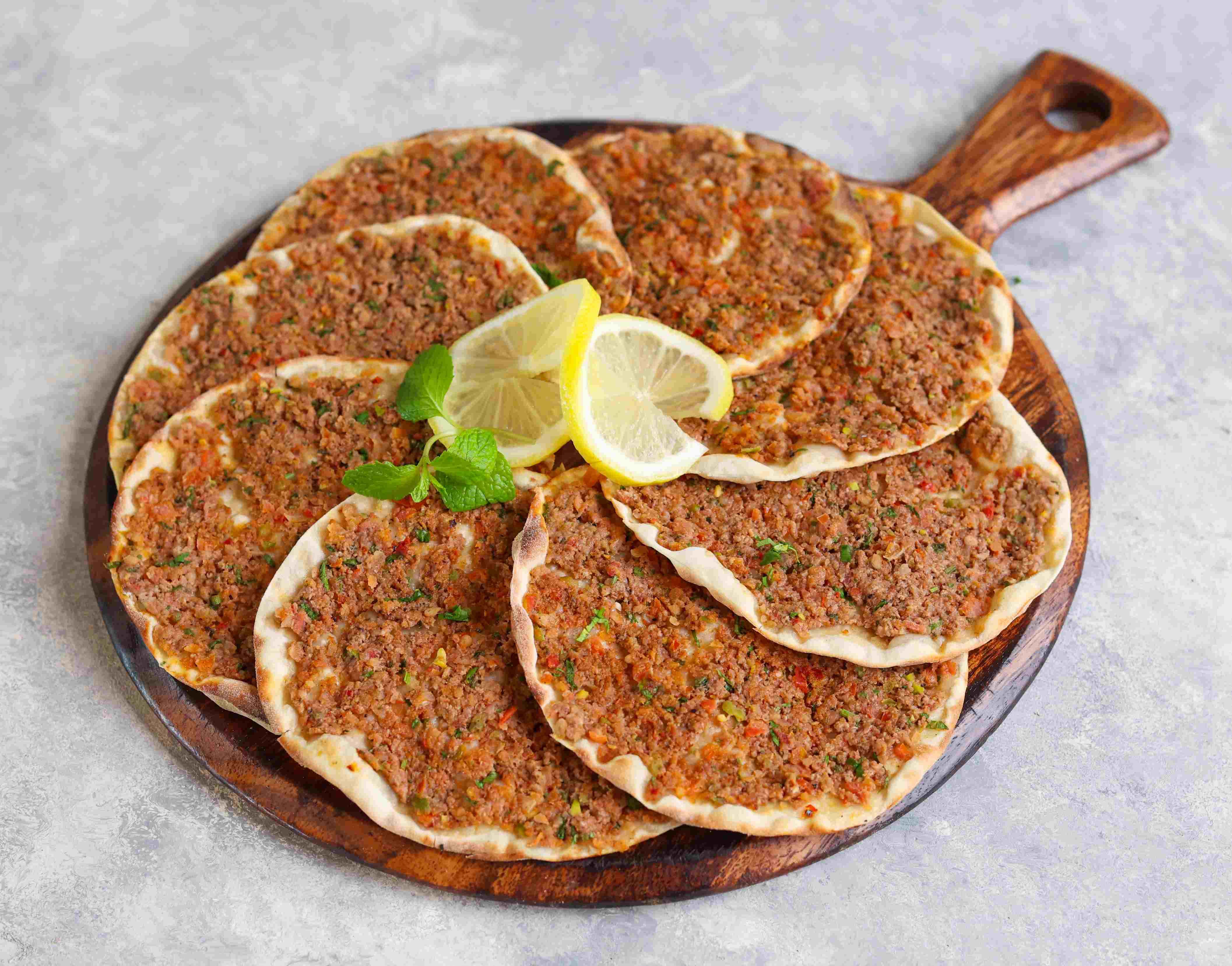 Rawabi Al Sham meat flatbreads